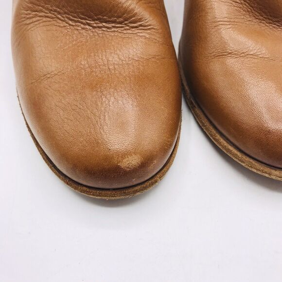 Frye Women’s Ankle Boot Tan Leather Slip On Classic Date Night Size 9.5 B - Picture 13 of 13